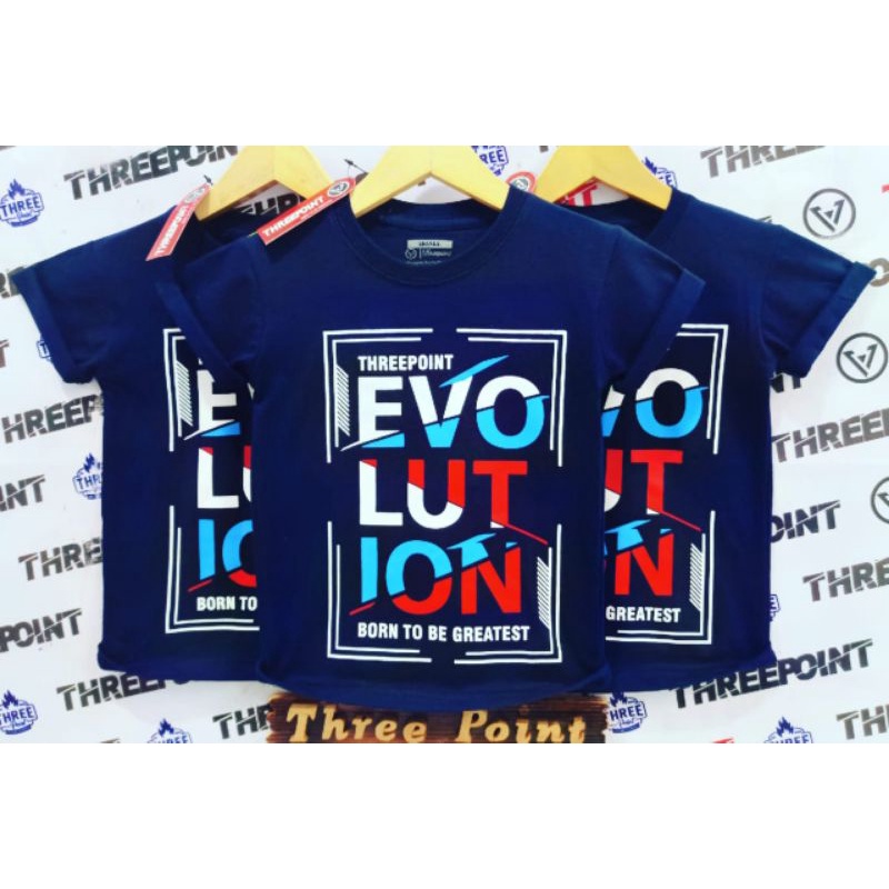 KAOS ANAK THREE POINT / KAOS DISTRO ANAK