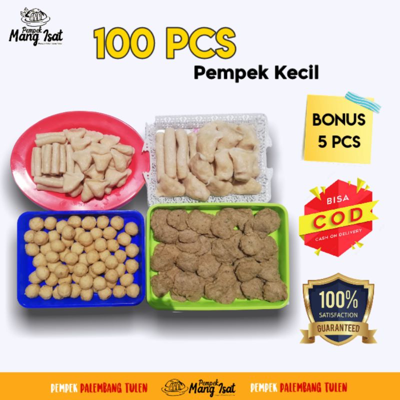 

Pempek palembang asli - Paket isi 100 pcs - Pempek palembang - Pempek mang isat