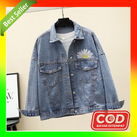 Gracia Jaket Levis Perempuan / Jaket Wanita Terbaru 2021 Kekinian Vira Evoidrais Jaket / Jaket Jeans