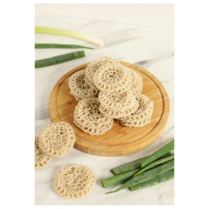 Kerupuk / Krupuk Mentah / Krecek Putih Besar / kerupuk bawang