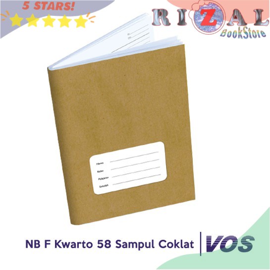 

BUKU BEST SELLER Vos F Kwarto 58 Sampul Coklat Isi 10