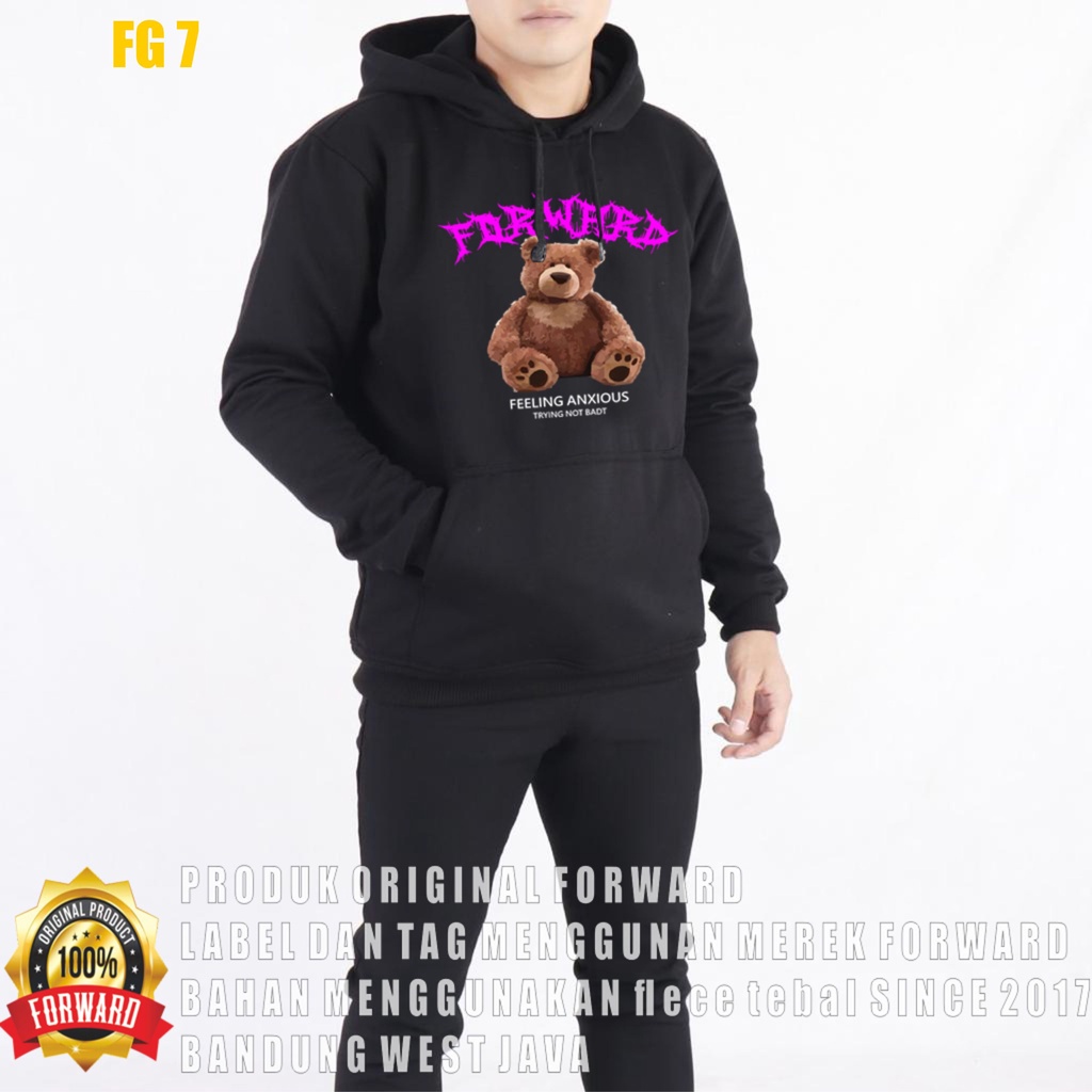 Sweater Pria Japanese Sweater Hoodie Fleece Jumper Switer Model Jepang Terbaru FORWARD SYSTEM Lanzclothing FG7