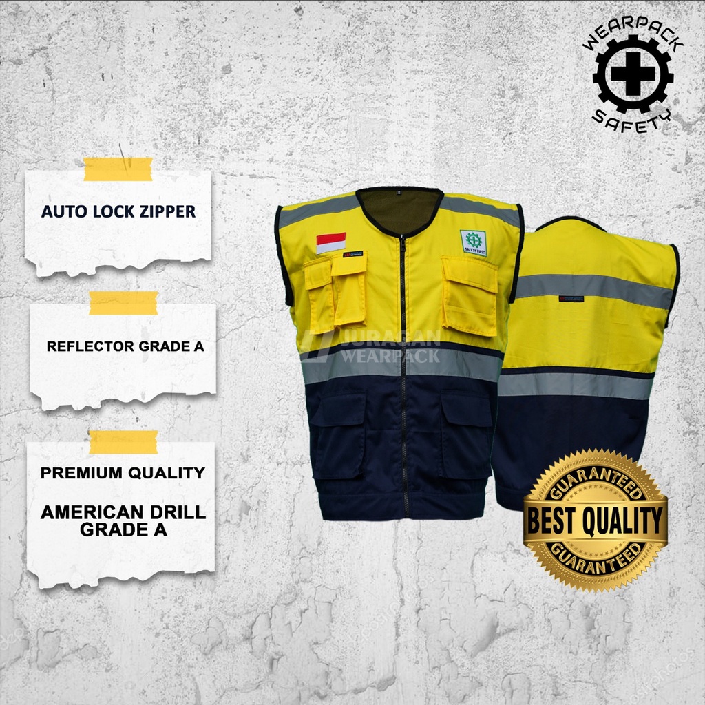 Rompi K3 / Rompi Kerja Proyek Varian Rompi