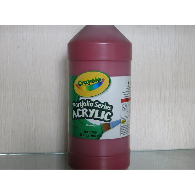 

Update! Crayola Portfolio Series Acrylic Paint Deep Red 946 Ml Murah