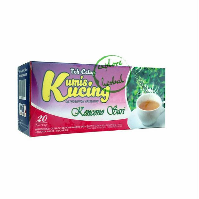 

TEH CELUP KUMIS KUCING KENCONO SARI / TEH HERBAL / TEH CELUP