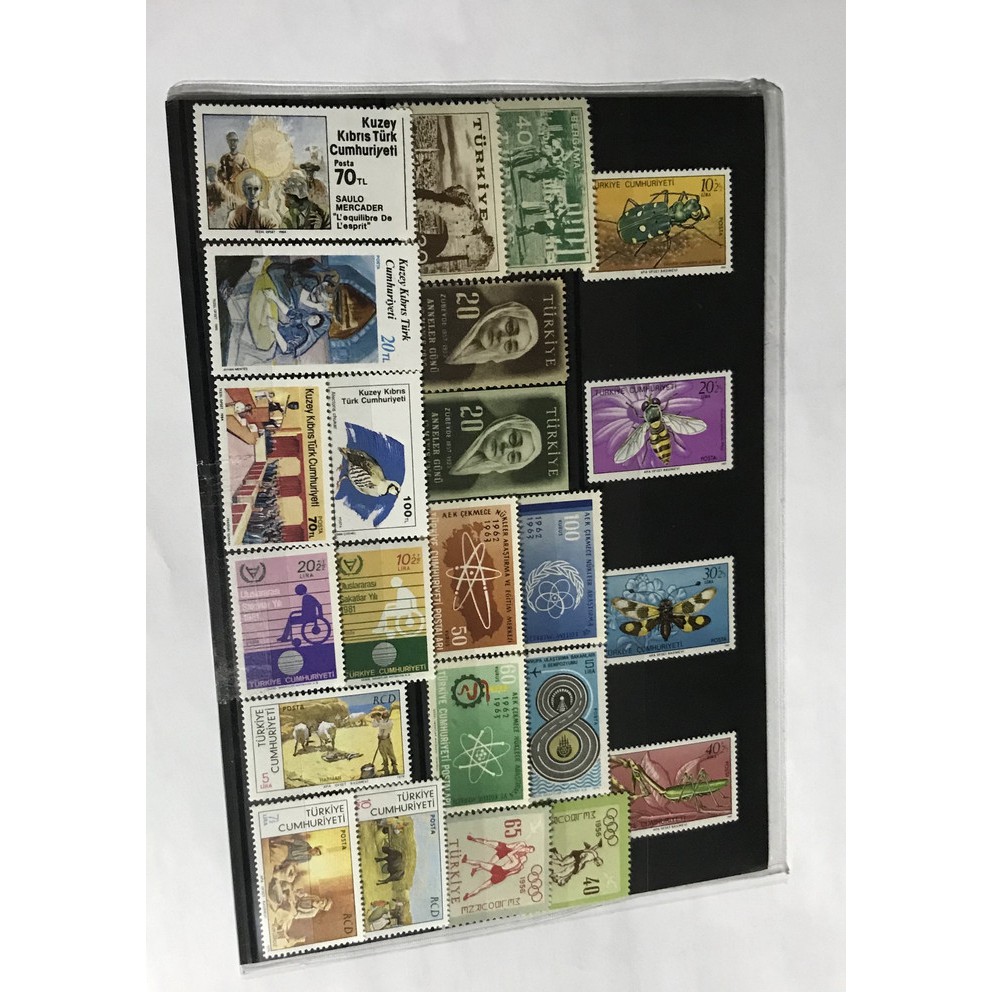 

Perangko Turki Kuno - Turkish Stamp Mint complete set Tahun 1956-1988