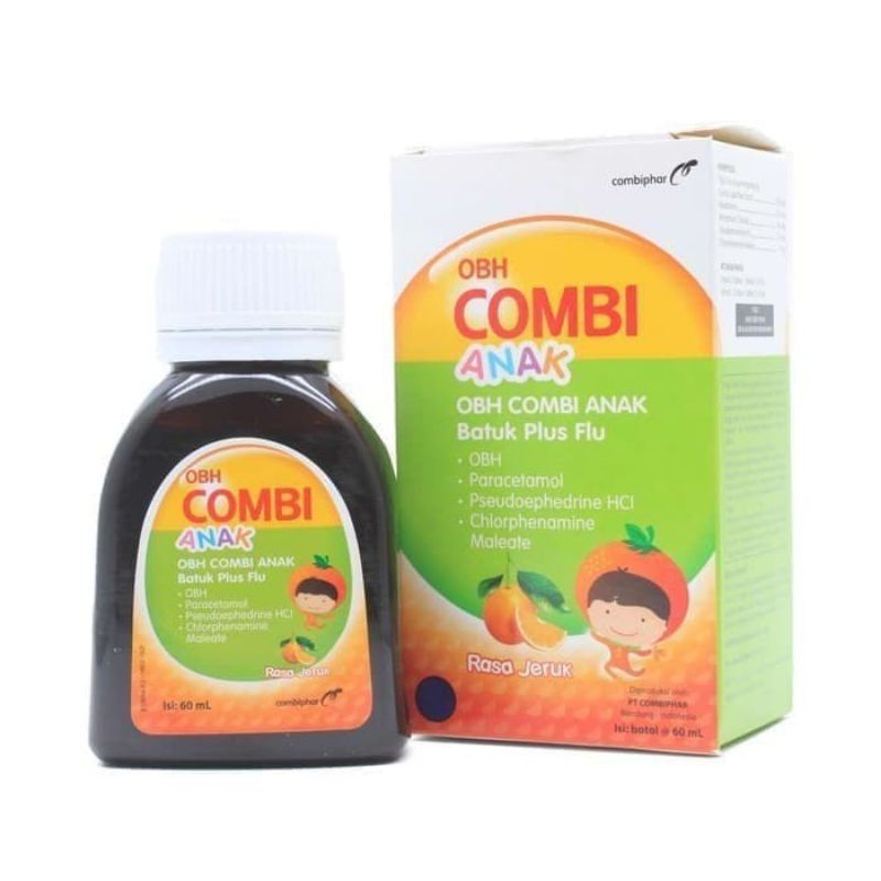 OBH COMBI ANAK BATUK FLU rasa Strawberry dan Jeruk