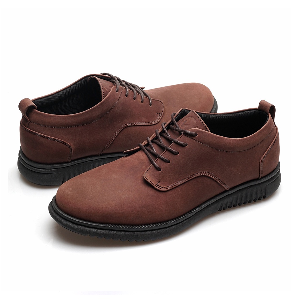 HATTA CHOCO ORIGINAL x KENZIOS Sepatu Kulit Sapi Asli Pria Semi Formal Pantofel Tali Kerja Kantor Dinas Resmi Pesta Undangan Wedding Kondangan Nikah Kuliah Casual Oxford Genuine Leather Kenzio Footwear Big Size Ukuran Besar 44 Keren Terbaru Kekinian