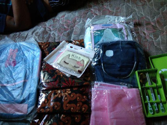 Pasangan Baju Batik Keluarga Kemeja Batik Motik Sekar Sogan