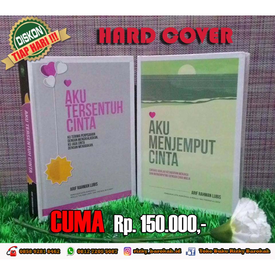 Paket Buku Aku Menjemput Cinta Dan Aku Tersentuh Cinta ORIGINAL