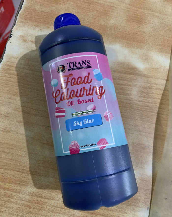 

Trans coloring Sky blue 1 kg - pewarna makanan biru icing color