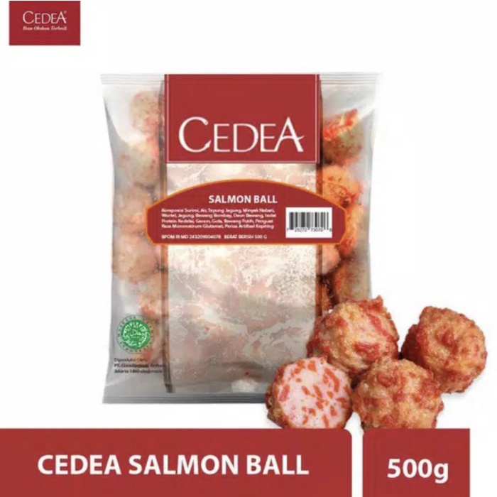 

Cedea Salmon Ball 500 gr|Bakso Salmon