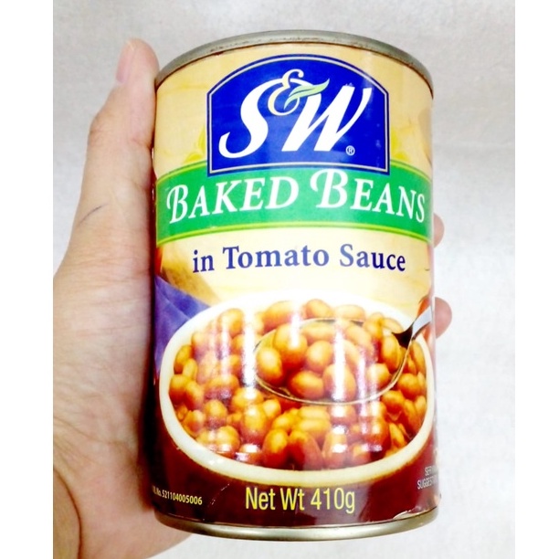 S&amp;W Baked Beans in Tomato Sauce 410gr / SW Kacang Putih Panggang dalam Saus Tomat