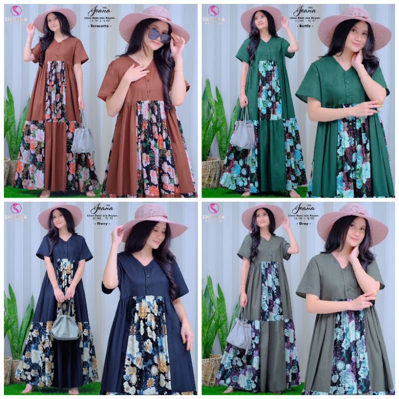 JOANA DRESS BY SHOFIYA - DRESS HARIAN TERBARU SHOFIYA