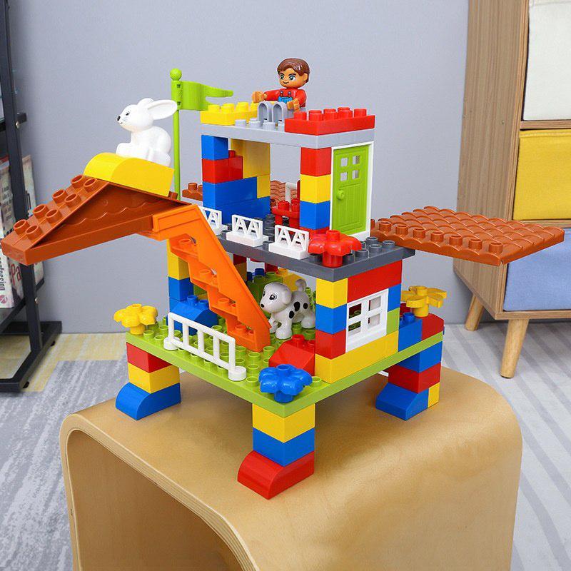 89 PCS Balok  Susun Block Building Mainan  Edukasi Lego  