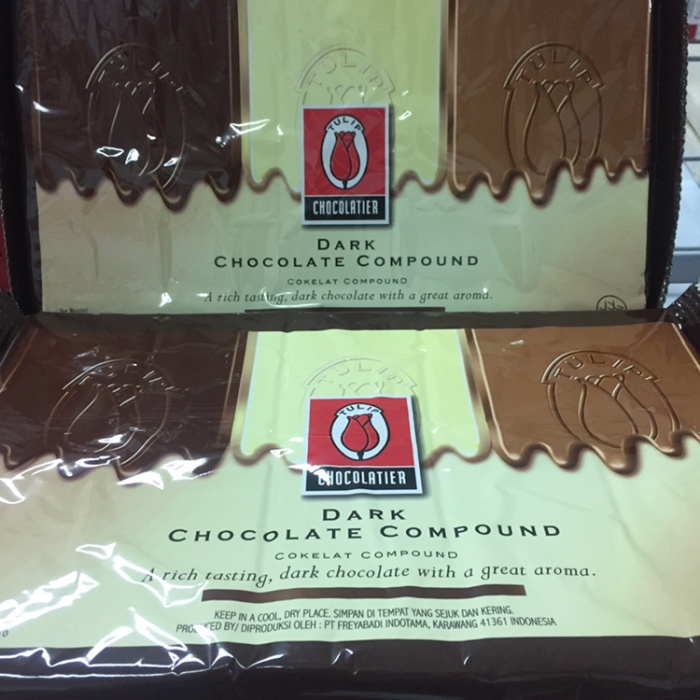 

COKELAT- TULIP DARK CHOCOLATE 1 KG -COKELAT.