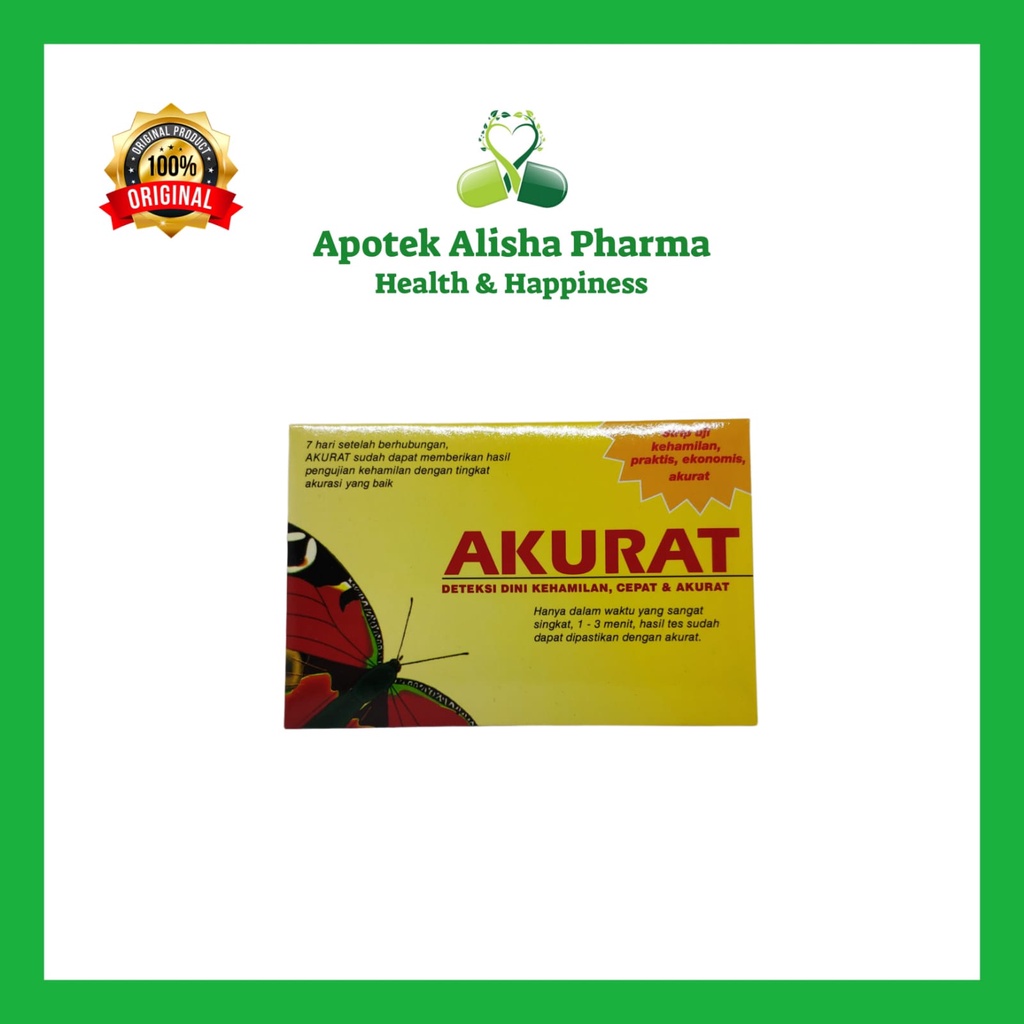 TestPack Akurat / Akutes / Andalan / Onemed / Pregnacheck - Tespek Alat Tes Kehamilan Testpack Tespek