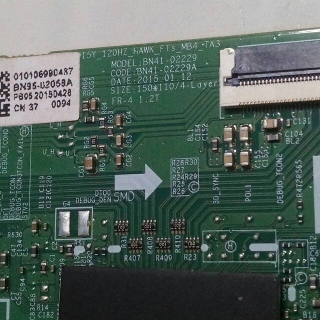 Tcon LED TV Samsung UA 40J6300