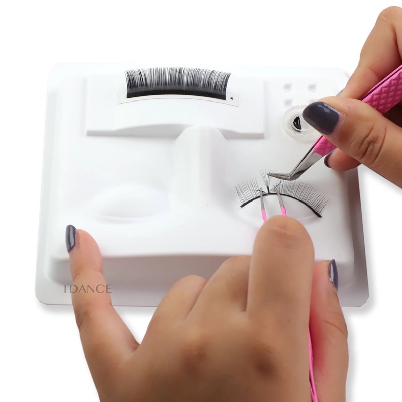 Faces Plastic Training Eyelash Extansion Tools Practice Eyelash