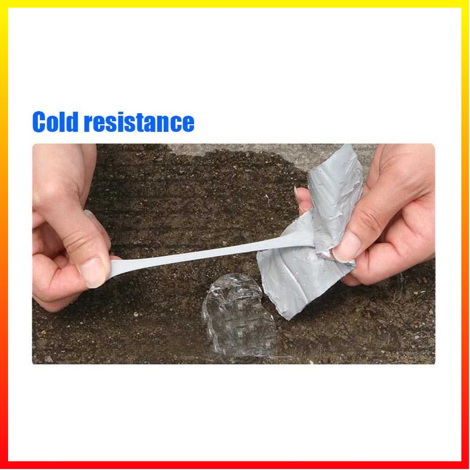 Lakban Aluminum Foil Resistensi Temperatur Tinggi Tahan Air Butyl Waterproof Adhesive Tape 5 m - 7ROT6VSV