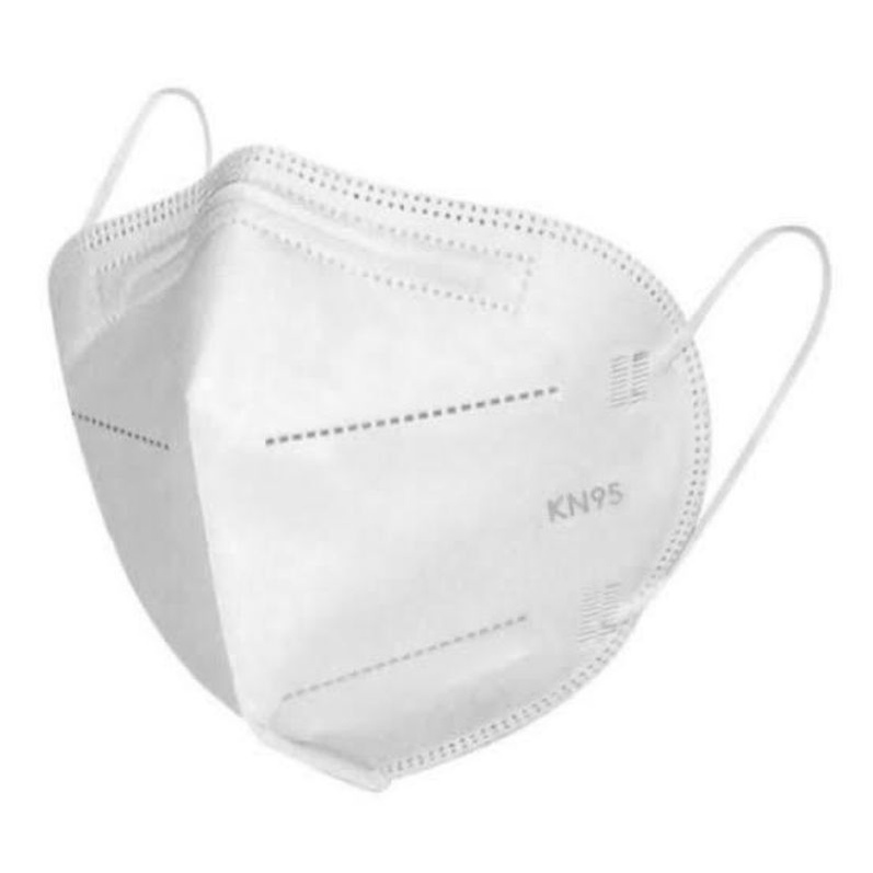 Masker KN95 5ply Earloop putih white hitam black face mask medis medical grade sachet KN 95 murah la