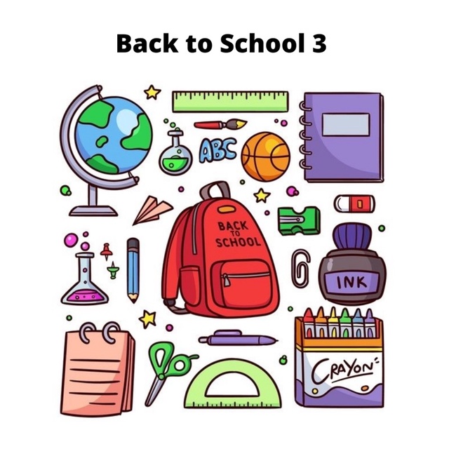 Sticker Back to School Stiker Sekolah Stiker Laptop tumblr aesthetic murah