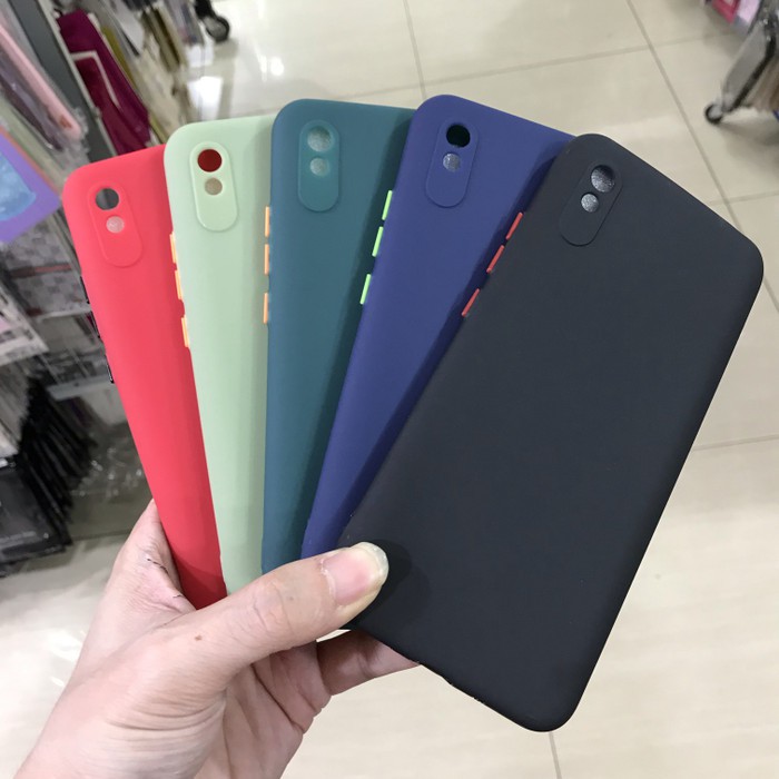 REDMI 9A PREMIUM SOFT JELLY COLOR CASE WITH CAMERA PROTECTOR