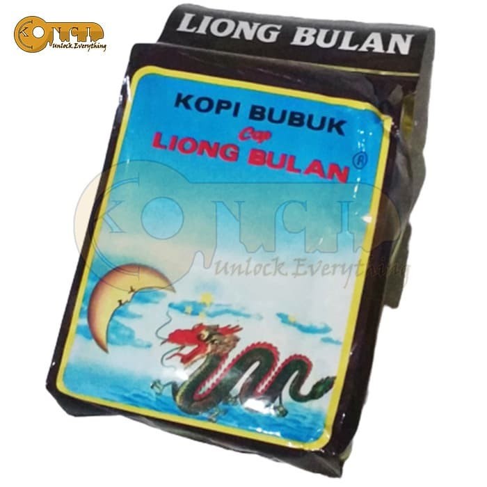 Kopi Bubuk Cap Liong Bulan 200 Gram Kopi Hitam Enak Mantap Khas Bogor