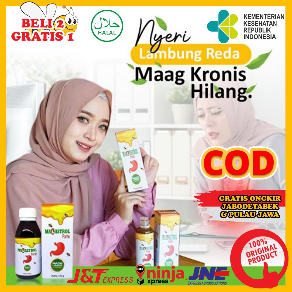 

Beli 2 Gratis 1, Obat Asam Lambung, Maag, Gerd - Madu Magastrol Forte 100% Original - Madu Herbal