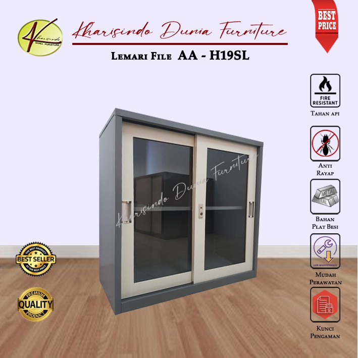 Lemari Arsip Besi AA-H19SL
