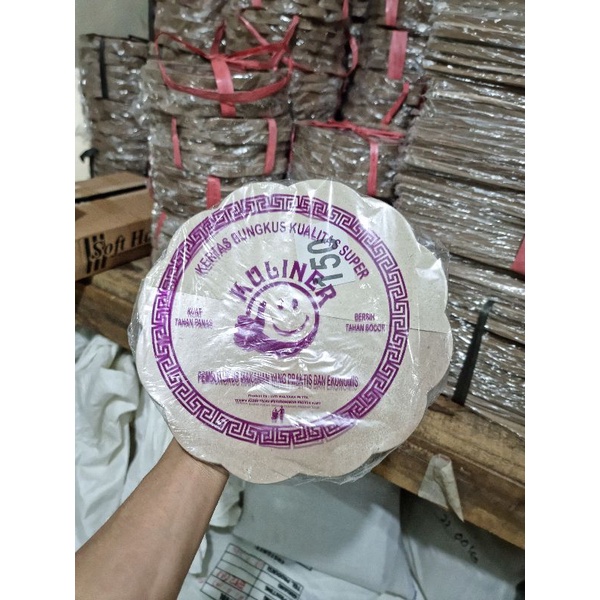 KERTAS NASI ROTAN / KERTAS BAKUL / KERTAS BUNGA UK 24X24 CM ISI 150 LEMBAR