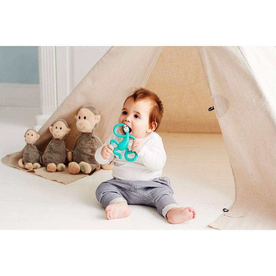 Matchstick Monkey Mini Teether - Baby Teething Toy Silicone - Teether Gigitan Anak Bayi Gigitan