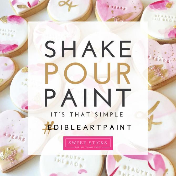 

771G Edible Art Paint Metallic Pearl White Q67G