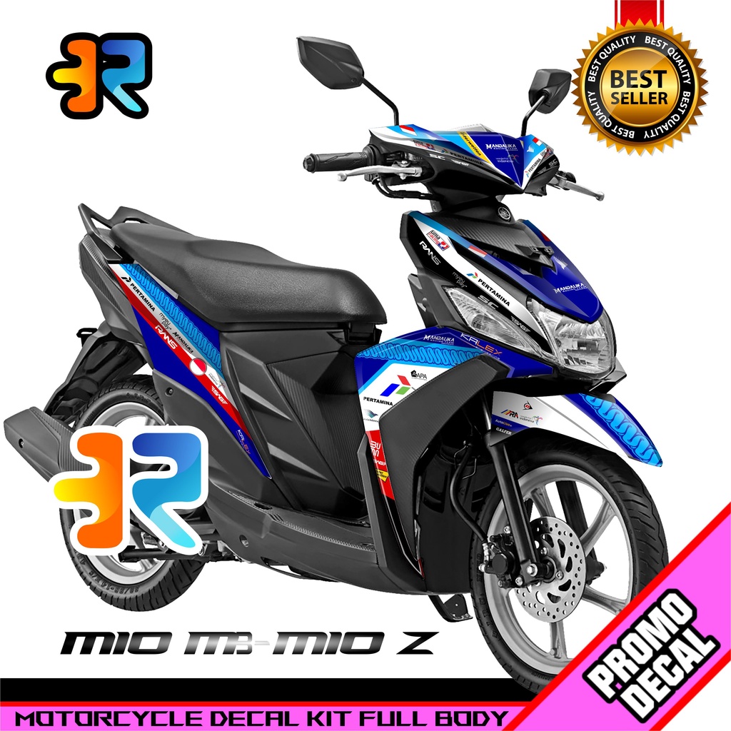 Decal Motor Mio M3 Desain Mandalika Sticker Decal Mio Z Full Body