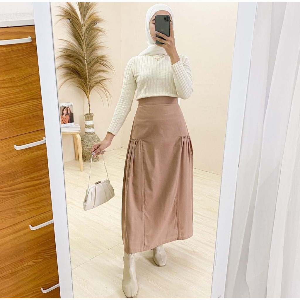 FWR - ELEANOR LINEN STRDI SKIRT