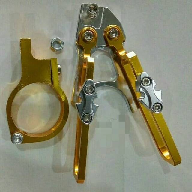 Kleman Breket Selang rem Cnc - Klem V Cnc universal ninja vixion fu tiger beat scoopy vario pcx nmax