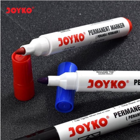 ( Ecer 1 Pc ) JOYKO - PERMANENT MARKER SPIDOL PERMANEN ROUND TIP PM 17 / PM 18