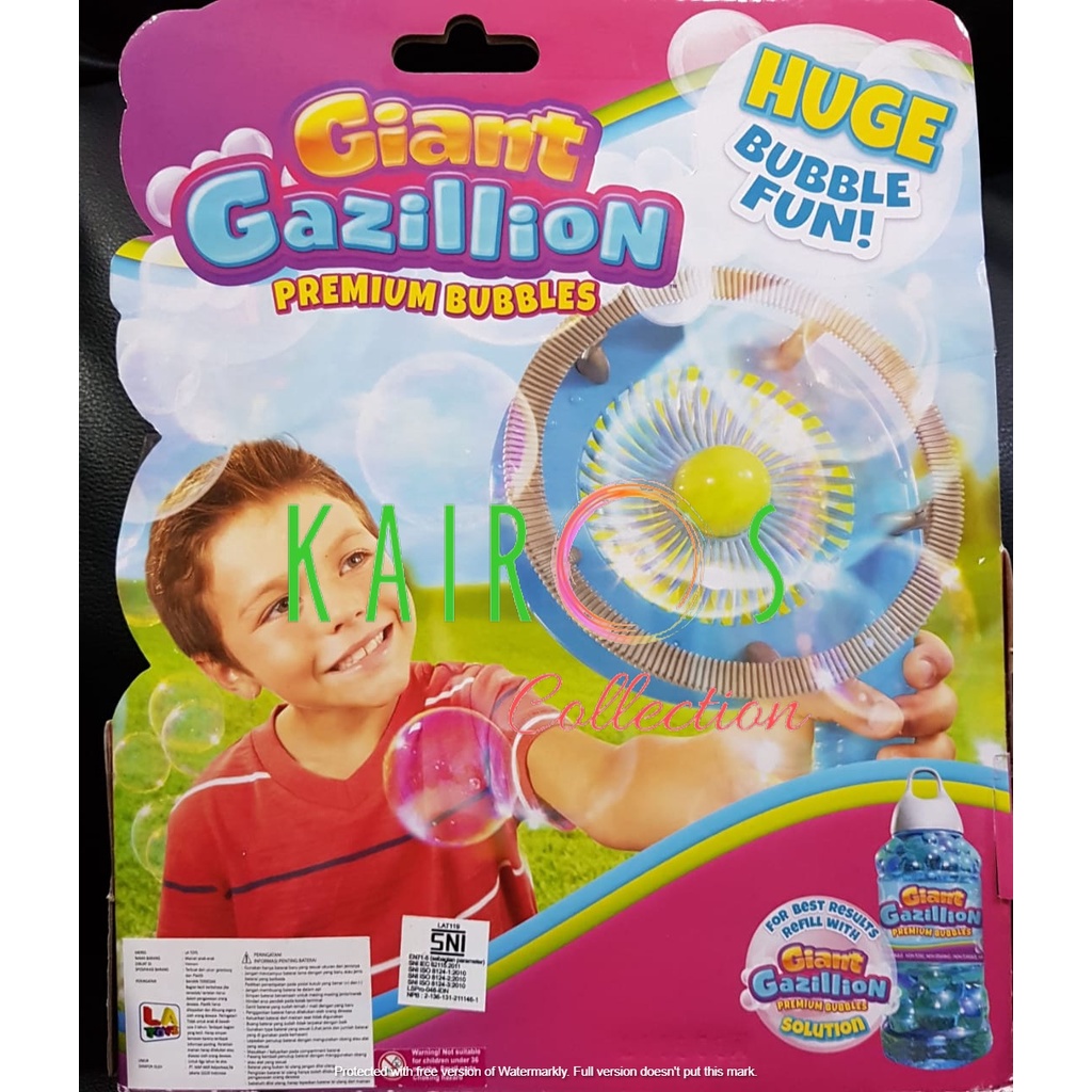 Gazillion Giant Power Wand Premium Bubbles Huge Bubble Fun