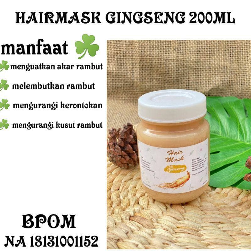 Hairmask Masker Rambut BPOM 200ml