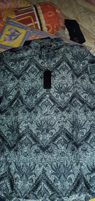 Odza Terbaru Kemeja Pria Lengan Panjang Batik Modern Slim Fit Solo Cowok Doadera