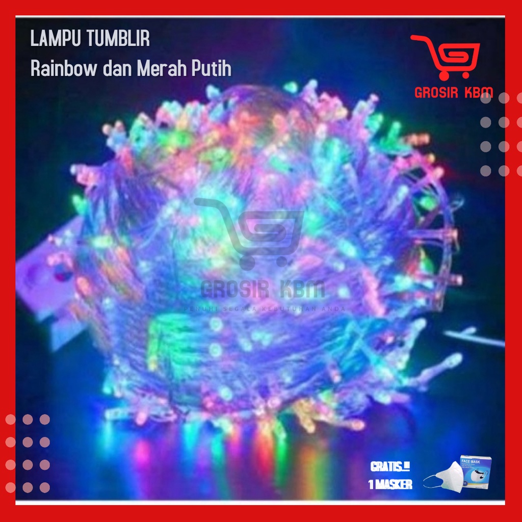 LAMPU NATAL/ LAMPU KELAP KELIP/LAMPU HIAS/ LAMPU TUMBLIR TERMURAH