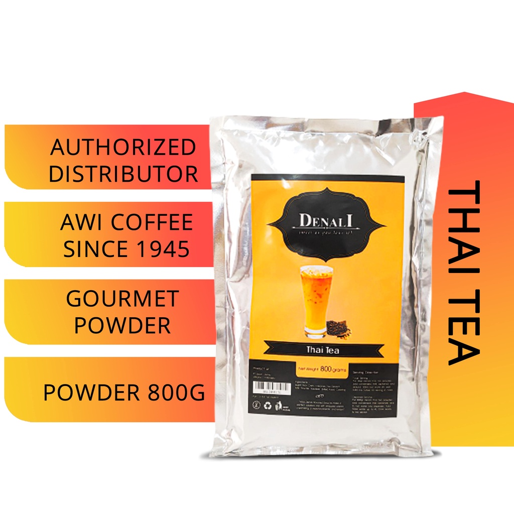 

Awi Segar Harum I Powder Thai Tea 800gr I denali I coffee | Flavored