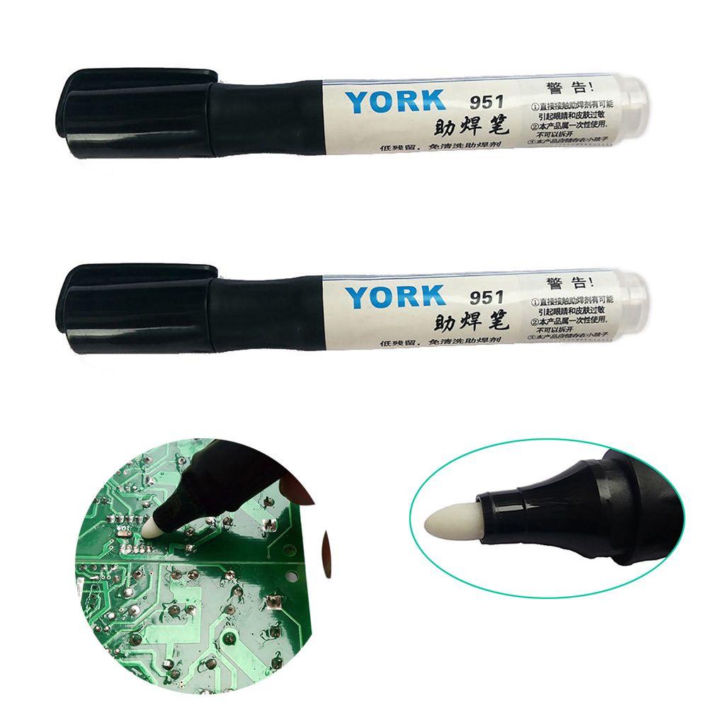 Solighter 2pcs Flux Pen No-Clean No Clean Surface Mount Solder Pen