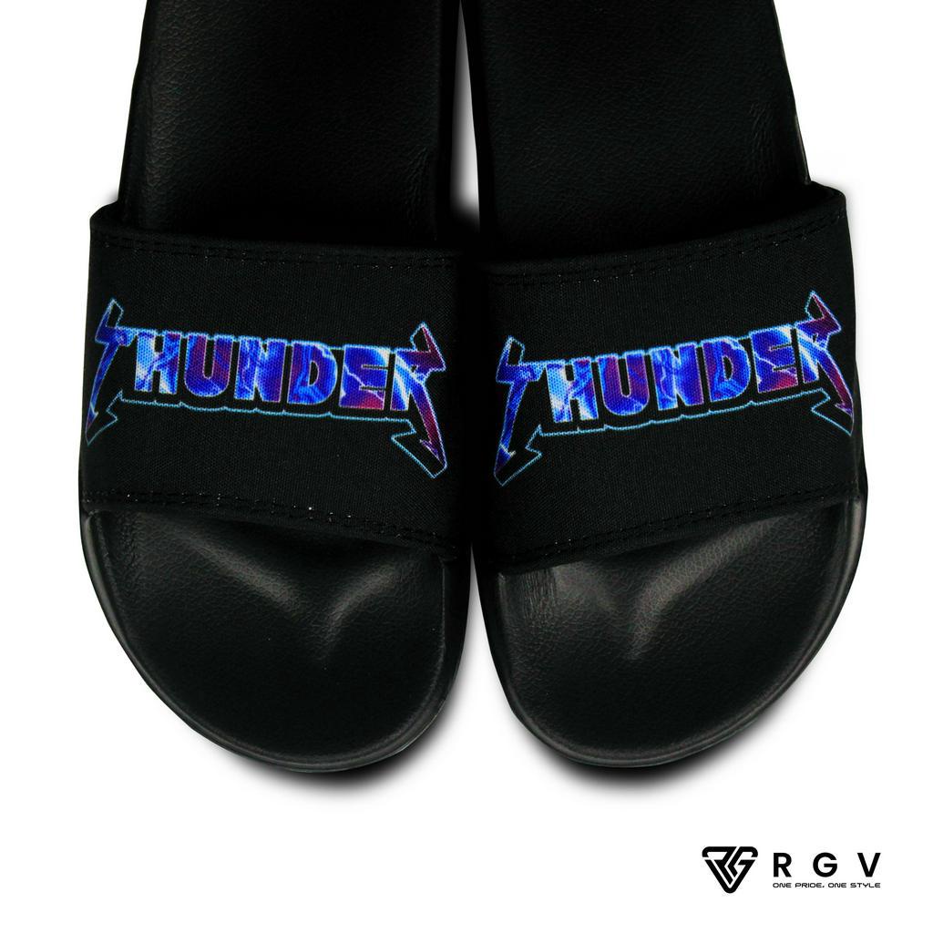 RGV - SANDAL PRIA DAN WANITA SLIDE SLIP ON SENDAL ANTI LICIN RINGAN SELOP THUNDER BLUE