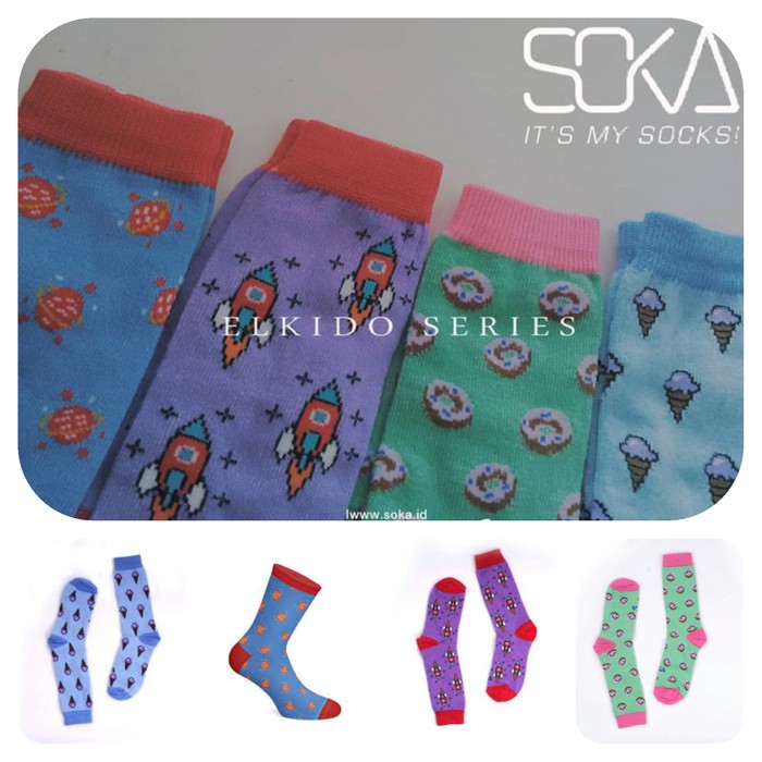 Kaos/Kaus/Socks/Alas Kaki | SOKA ELKIDO | SOKA KIDS | KAOS KAKI SOKA