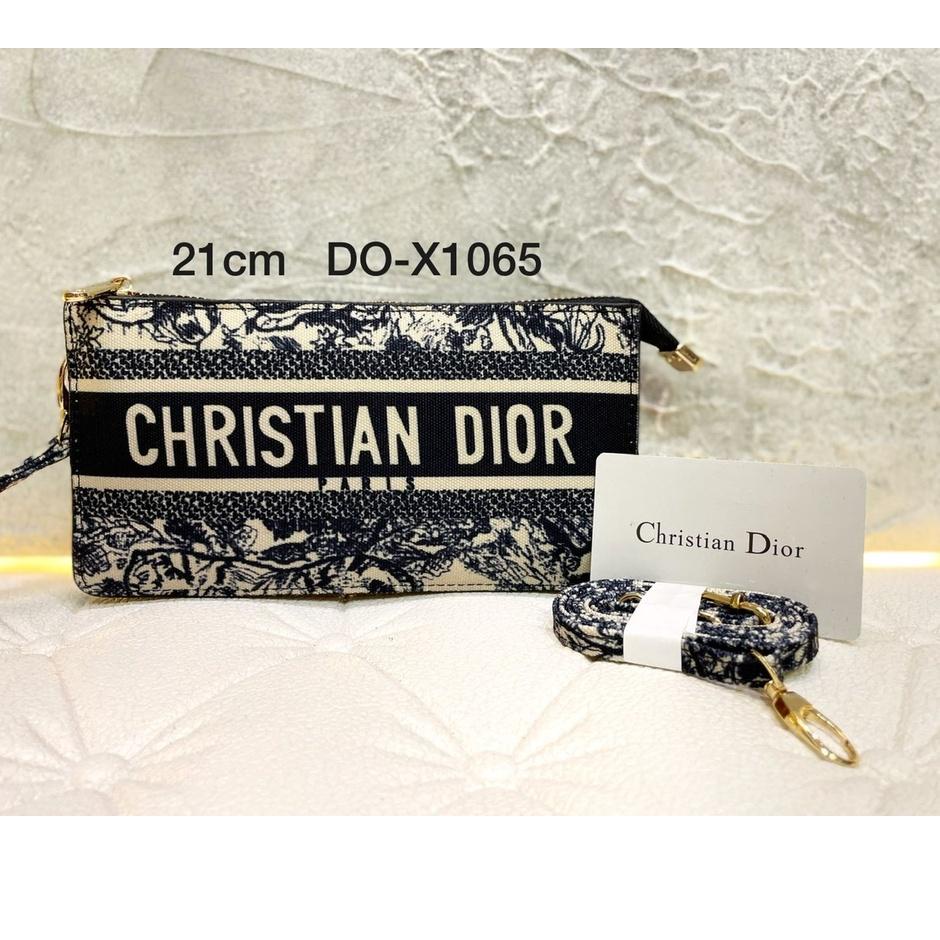 Banyak Dipakai.. Tas Clutch 3 ruang dior kanvas slempang wanita
