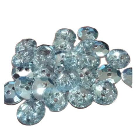 COD 400 PCS Kancing Baju Kristal Bening Diameter 13/15/18 MM - DIY Kerajinan Tangan Kancing Hias Imp