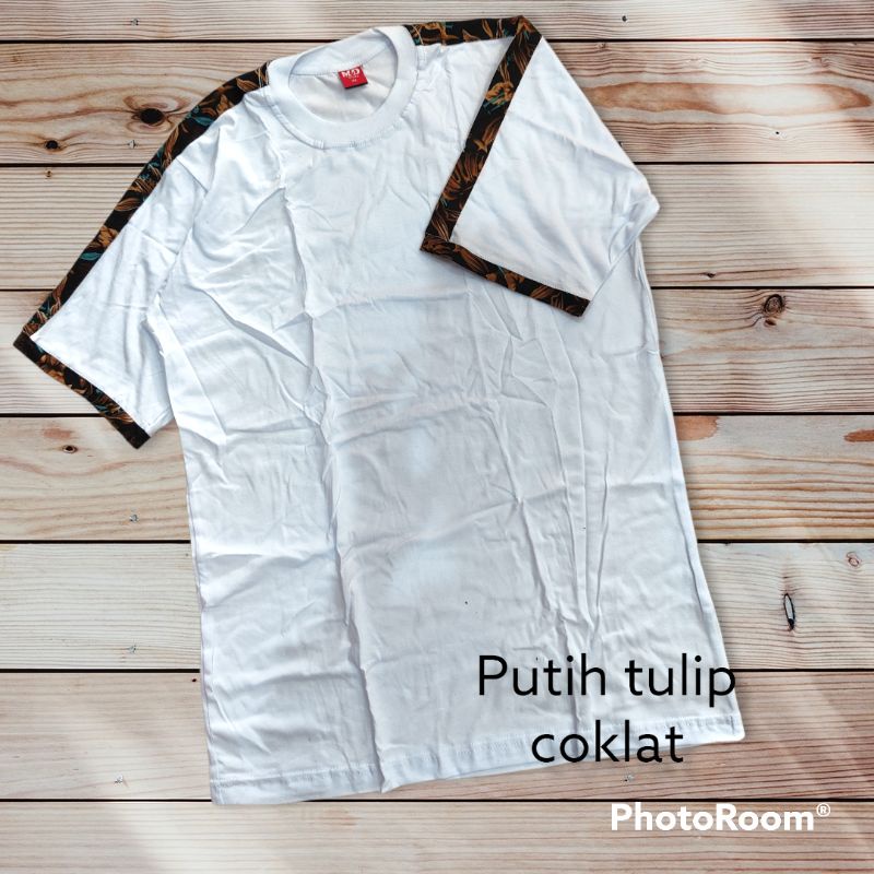 kaos kombinasi taping tulip Rip polos