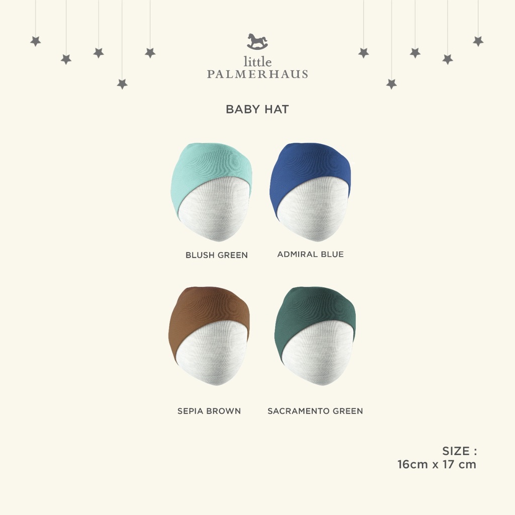 [TOMS] LITTLE PALMERHAUS (1pcs) Rounded Baby Hat ( Topi Bulat Bayi )