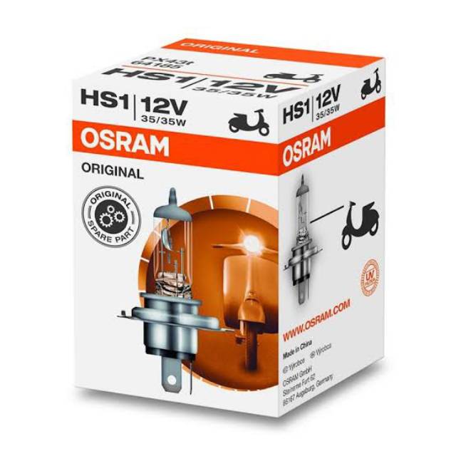 OSRAM HOLOGEN VIXION HS1 12 VOLT 35 WATT KAKI 3-2
